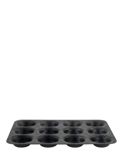 Dojo Yumi Neverstick Non-Stick Cupcake Tray, 12 Cup - view 2, Black