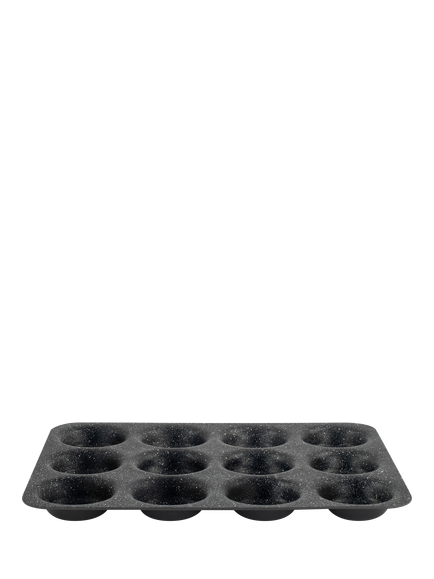 Dojo Yumi Neverstick Non-Stick Cupcake Tray, 12 Cup - view 2, Black