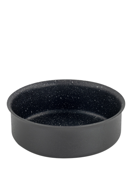 Dojo Yumi Neverstick Non-Stick Round Cake Tin, 18cm, Black