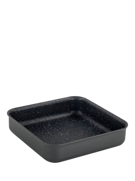 Dojo Yumi Neverstick Non-Stick Square Cake Tin, 20cm, Black