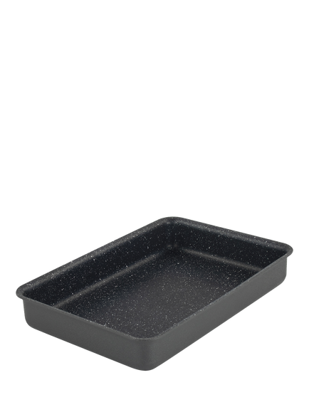 Dojo Yumi Neverstick Non-Stick Deep Baking Tray, 30cm, Black