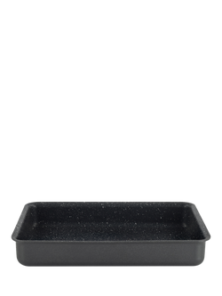 Dojo Yumi Neverstick Non-Stick Deep Baking Tray, 30cm - view 2, Black