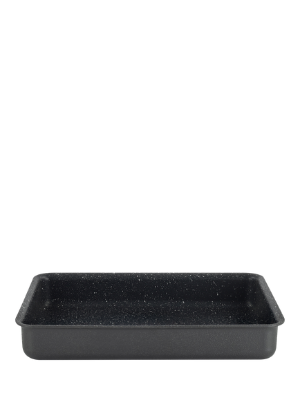 Dojo Yumi Neverstick Non-Stick Deep Baking Tray, 30cm - view 2, Black
