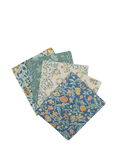 Liberty Fabrics Craft Garden Collection May's Flowers Fat Quarters, Pack of 5, Multi