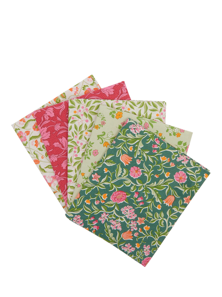 Liberty Fabrics Craft Garden Collection Tapestry Trail Fat Quarters, Pack of 5, Multi, Multi