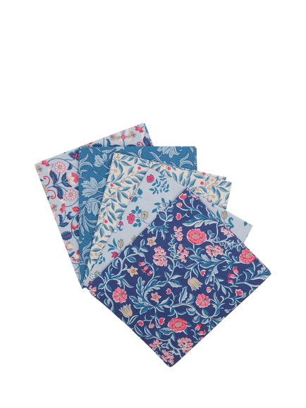 Liberty Fabrics Craft Garden Collection Willow Stitch Fat Quarters, Pack of 5, Multi, Multi