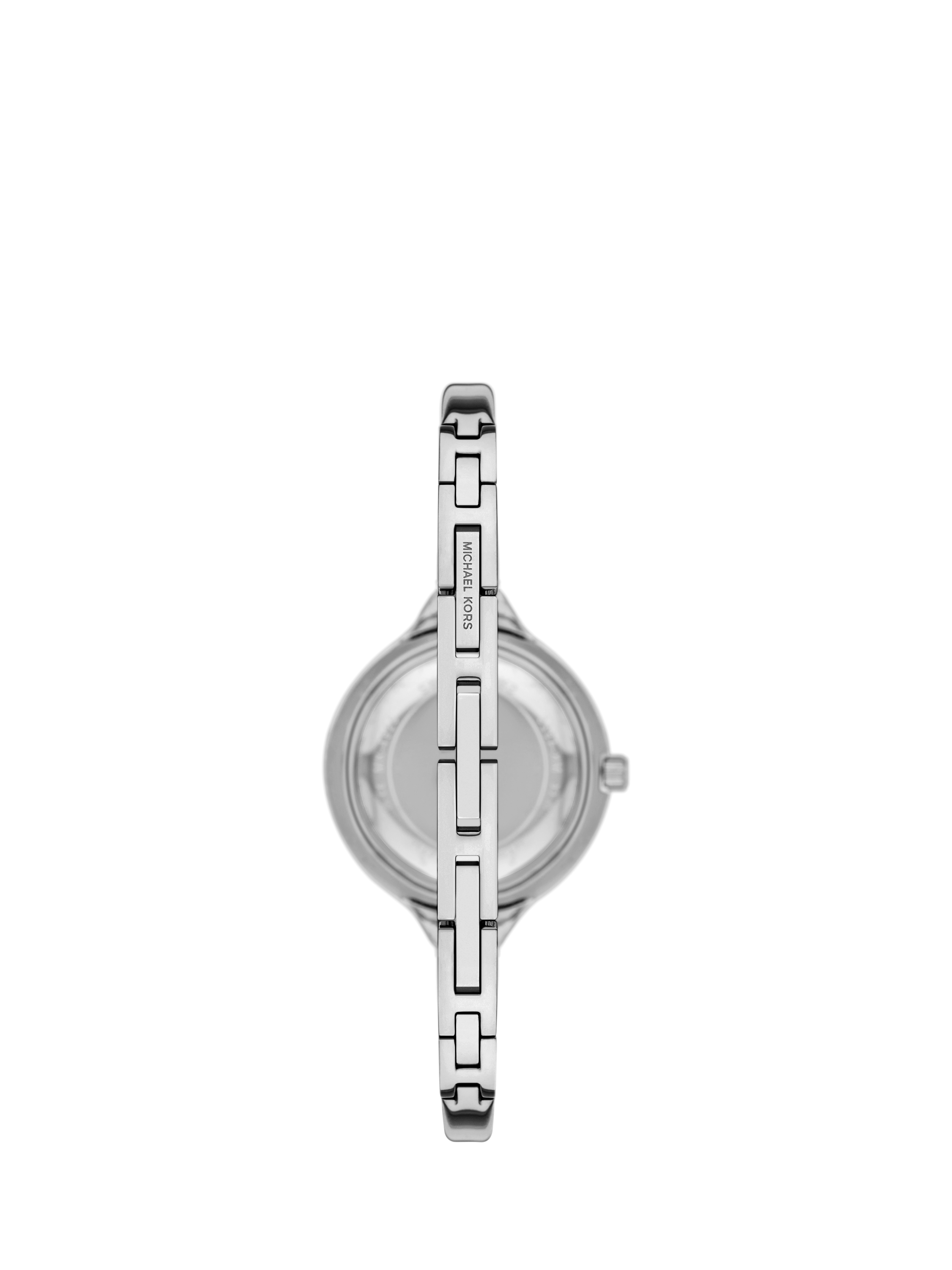 Product image 3 of 4, which shows Michael Kors MK4930 Izzy Women's Round Bracelet Strap Watch, Silver