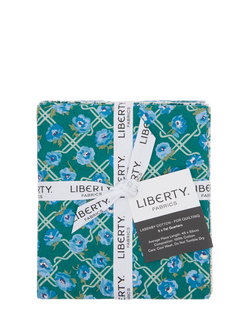 Liberty Fabrics Floral Nostalgia Rosemary Blooms Fat Quarters, Pack of 5, Multi - view 2, Multi