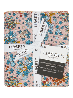 Liberty Fabrics Autumn Woodland Bountiful Forest Fat Quarters, Pack of 5, Multi - view 2, Multi