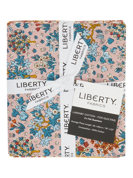 Liberty Fabrics Autumn Woodland Bountiful Forest Fat Quarters, Pack of 5, Multi - view 2, Multi