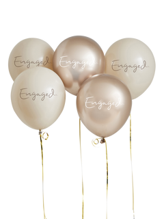 Hootyballoo Engaged Balloons, Pack of 5