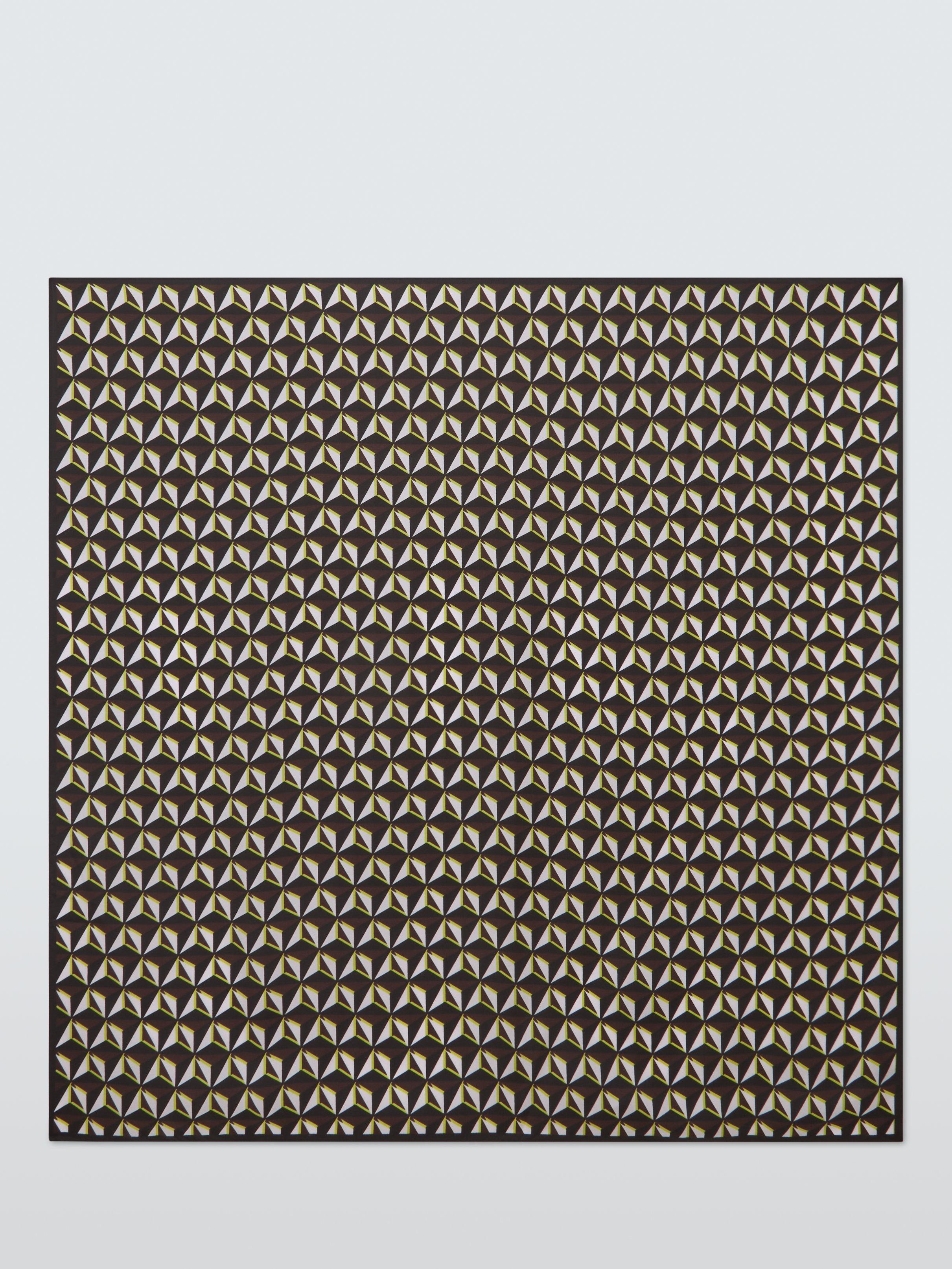 Product image 5 of 5, which shows John Lewis Bonnie Geometric Pure Silk Scarf, Multi