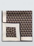 John Lewis Bonnie Woven Silk Square Scarf, Cream Multi