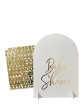 Hootyballoo Baby Shower Table Sign