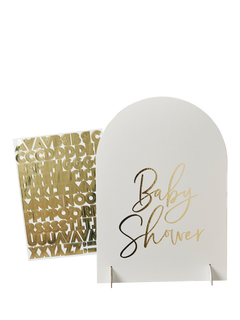 Hootyballoo Baby Shower Table Sign