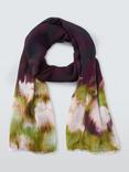 John Lewis Ombre Bloom Scarf, Burg Multi