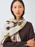 John Lewis Floral Bloom Scarf, Purple Multi