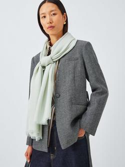 John Lewis Wrap Scarf, Pale Aqua