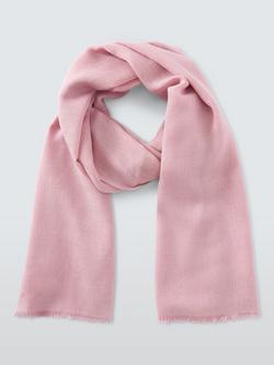 John Lewis Wrap Scarf - view 2, Pale Mauve