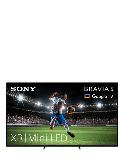 Sony Bravia 5 K55XR55BP (2025) XR Mini LED HDR 4K Ultra HD Smart Google TV, 55 inch with Dolby Atmos, Black, Black