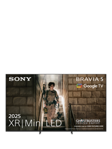 Sony Bravia 5 K65XR55BP (2025) XR Mini LED HDR 4K Ultra HD Smart Google TV, 65 inch with Dolby Atmos, Black
