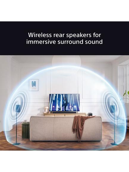 Sony Bravia Theatre Rear 8 SA-RS8 Wireless Rear Speakers, Black - view 2, Black