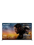 Sony Bravia 8 II K65XR8M25BP (2025) QD-OLED HDR 4K Ultra HD Smart Google TV, 65 inch with Dolby Atmos, Black