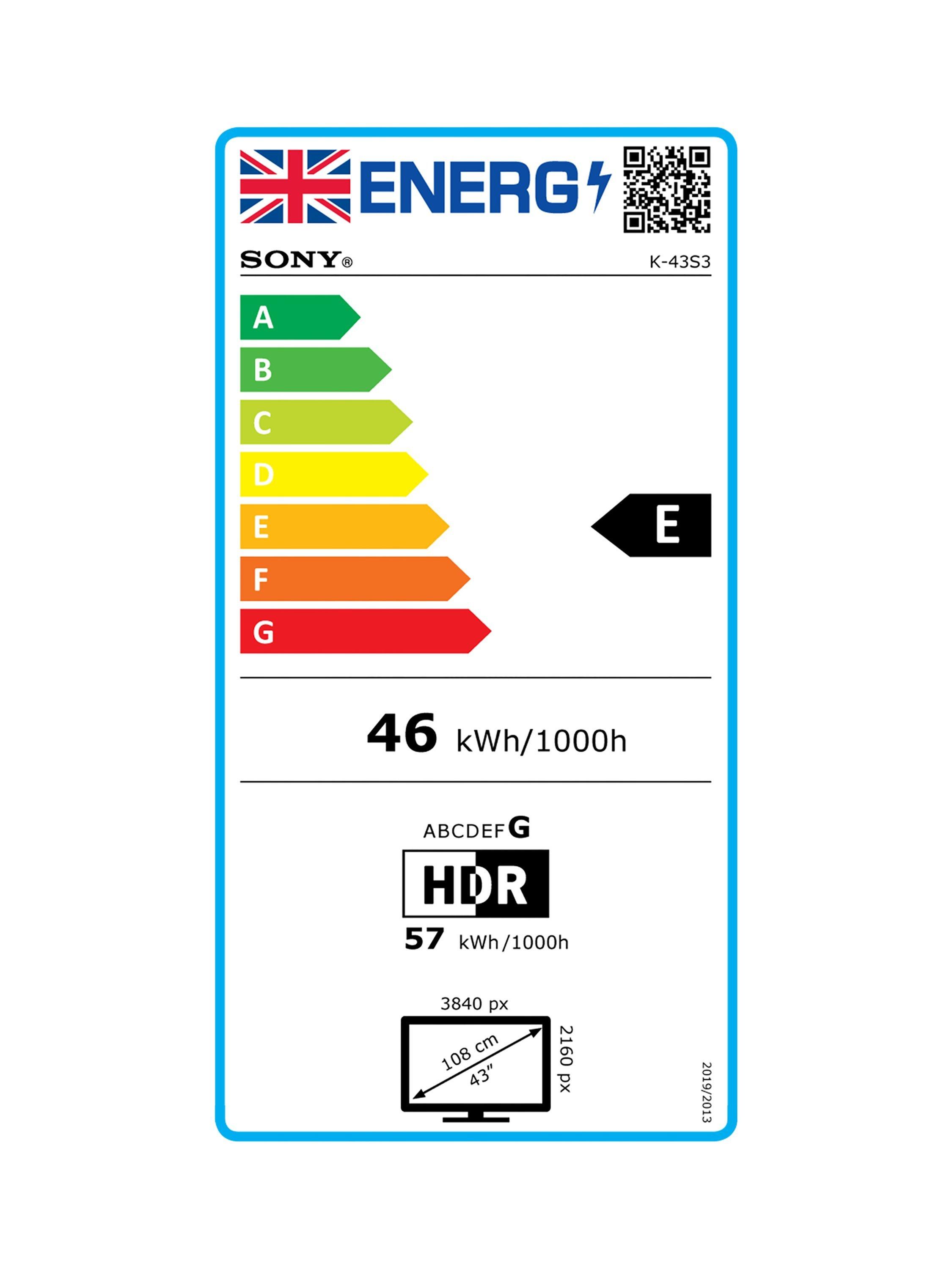 This item is rated E for energy efficiency on a scale from A (most efficient) to G (least efficient).