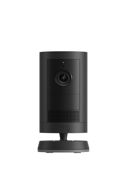 Ring Outdoor Camera Plus Battery Smart Security Camera with Built-in Wi-Fi, Black, Black