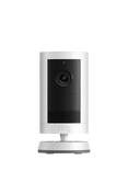 Ring Outdoor Camera Plus Battery Smart Security Camera with Built-in Wi-Fi, White
