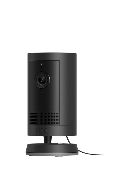 Ring Outdoor Camera Plus Plug-in Smart Security Camera with Built-in Wi-Fi, Black - view 2, Black