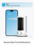 Ring Outdoor Camera Plus Plug-in Smart Security Camera with Built-in Wi-Fi, White