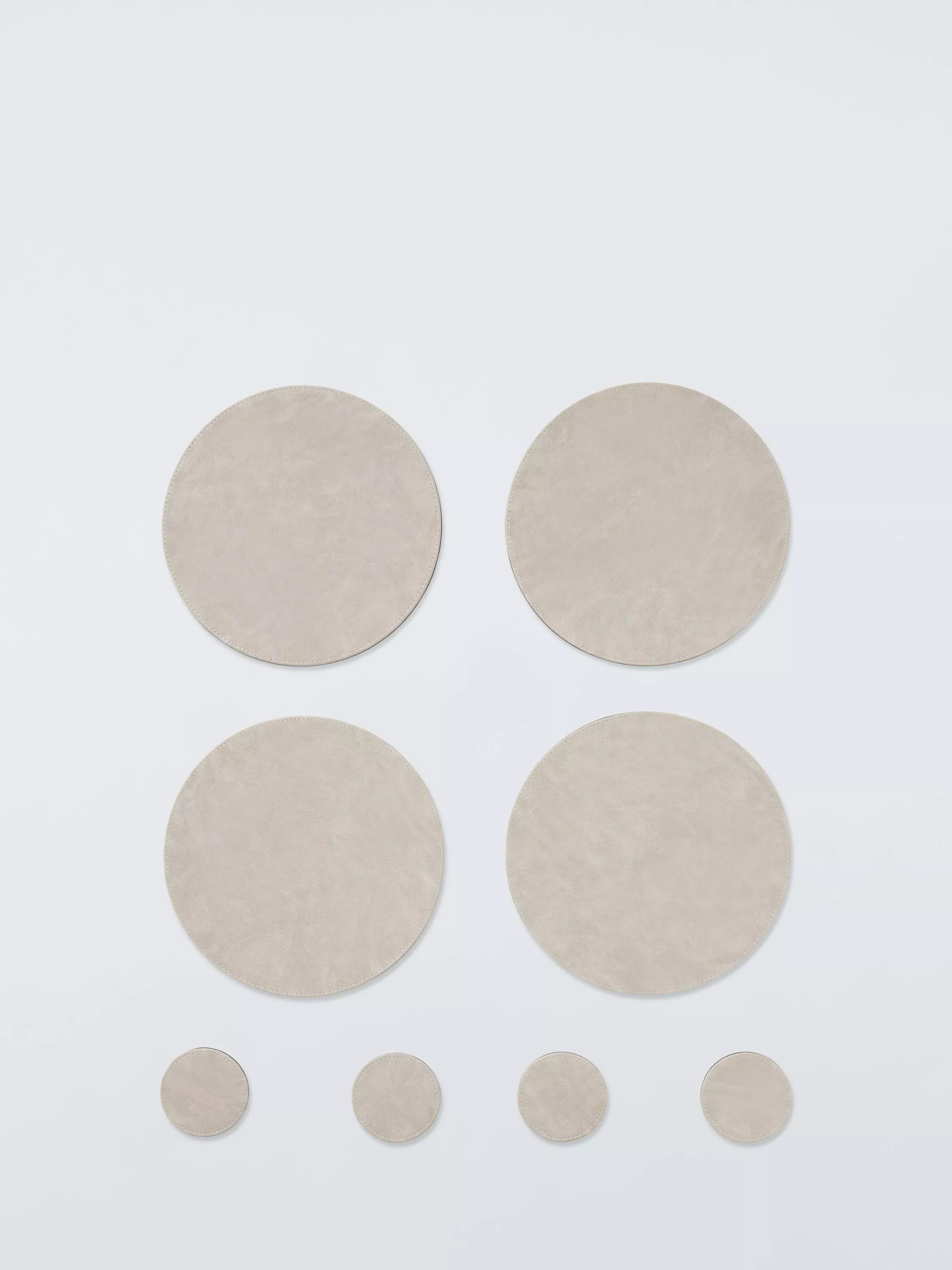 12 X 17 Inch Faux Leather Table Placemats Set Of 6, Heat Resistant Place Mats Waterproof