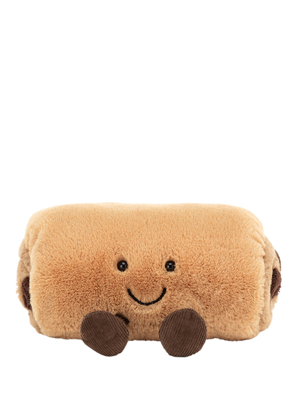 Jellycat Amuseables Pain Au Chocolate Soft Toy - view 2, Brown Multi