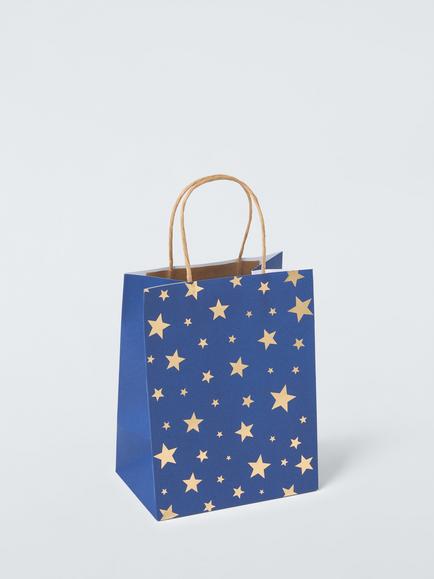 John Lewis Star Gift Bags, Pack of 5 - view 2, Multi Multi
