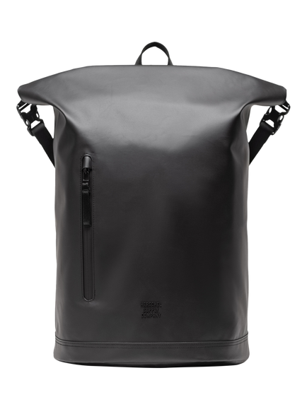 Herschel Supply Co. Weather Resistant Roll Top Backpack, Black