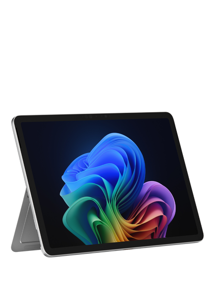 Microsoft Surface Pro, Copilot+ PC, Qualcomm C8 Snapdragon X Plus Processor, 16GB RAM, 256GB SSD, 12" PixelSense Flow Display, Platinum, Platinum