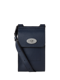 Mulberry Mini Antony Eco Scotchgrain and Flat Calf Leather Satchel, Night Sky
