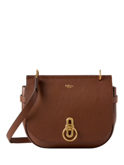 Mulberry Amberley Small Classic Grain Leather Satchel, Oak