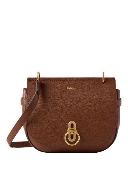 Mulberry Amberley Small Classic Grain Leather Satchel, Oak