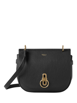 Mulberry Amberley Small Classic Grain Leather Satchel, Black