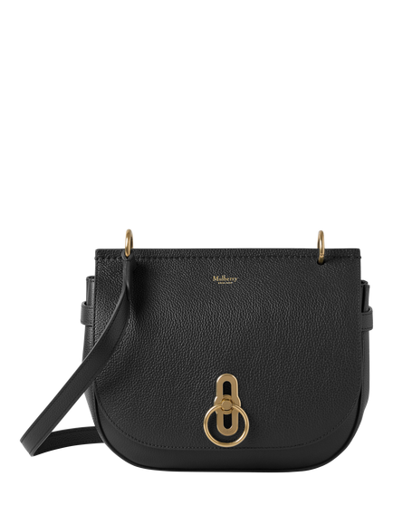 Mulberry Amberley Small Classic Grain Leather Satchel, Black