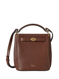 Mulberry Mini Islington Leather Bucket Bag, Oak