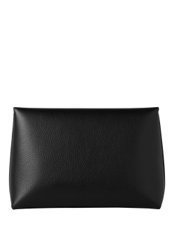 Mulberry Darley Small Classic Grain Large Cosmetic Pouch - view 2, Black