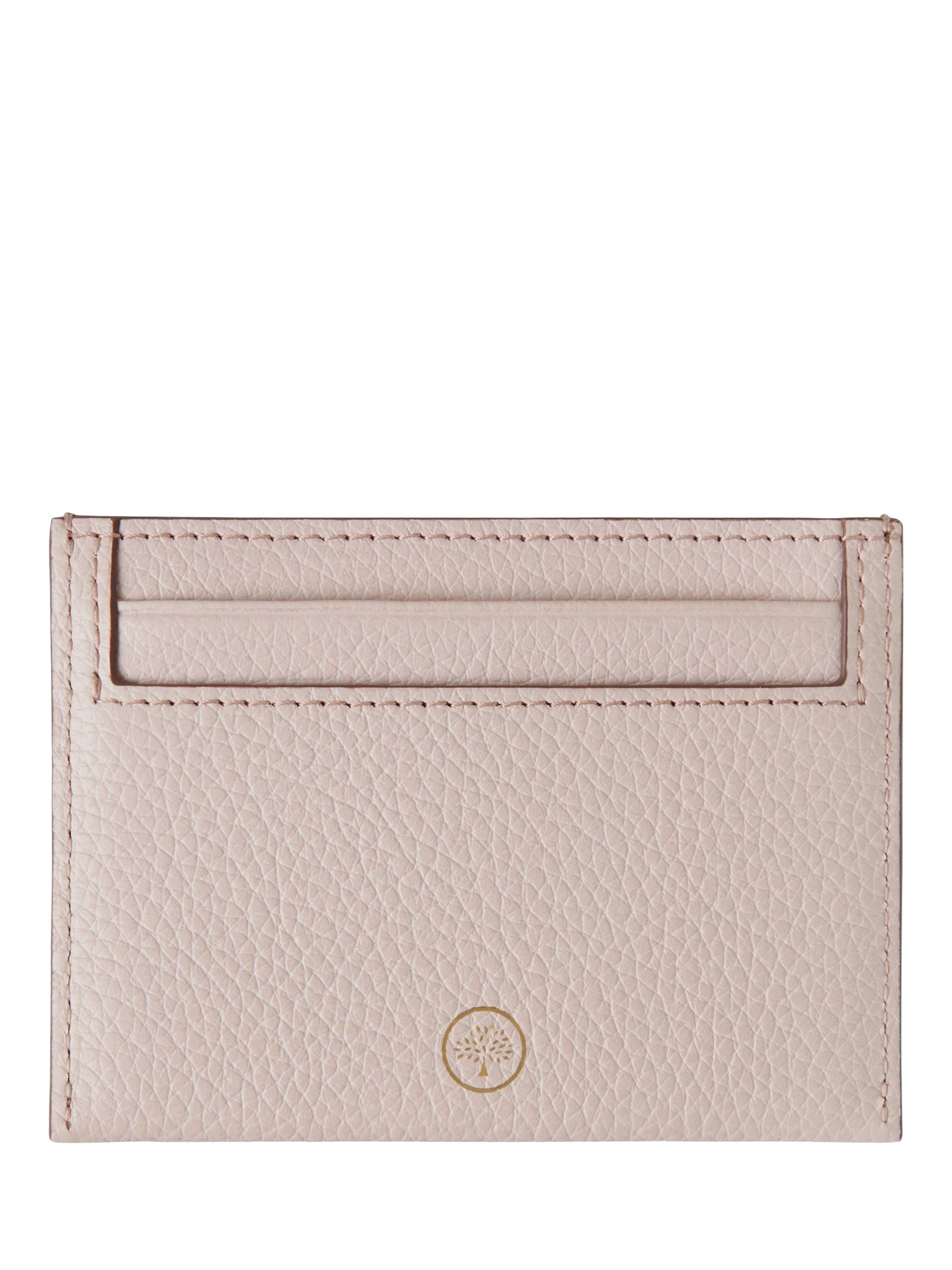 Product image 2 of 2, which shows Mulberry Continental Small Classic Grain Leather Credit Card Slip, Blossom Pink
