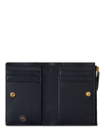 Mulberry Continental Leather Bifold Zip Purse, Night Sky