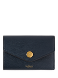 Mulberry Folded Multi-Card Small Classic Grain Leather Wallet, Night Sky
