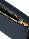 Mulberry Folded Multi-Card Small Classic Grain Leather Wallet, Night Sky