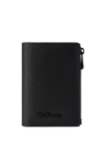 Mulberry Farringdon Small Pebble Grain Leather Compact Wallet, Black
