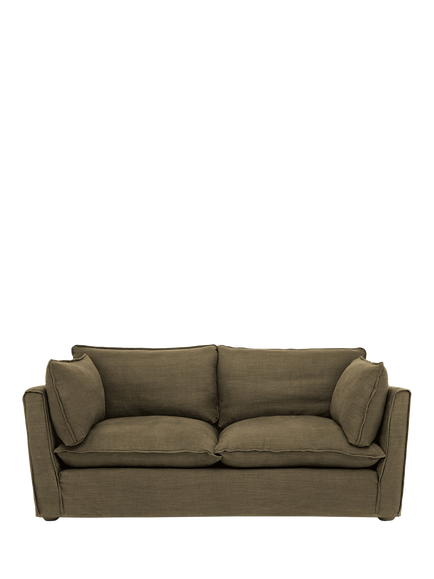 John Lewis x Sophie Conran Cocobella Medium 2 Seater Sofa, Boho Denim, Beatrice Olive